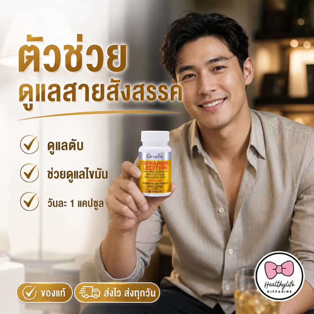Giffarine Lecithin กับไลฟ์สไตล์ประจำวัน